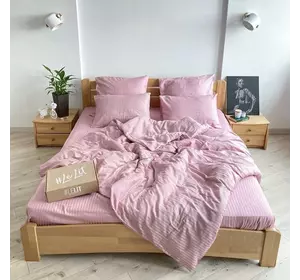 Полуторное постельное белье LeLIT 0715  розовое страйп