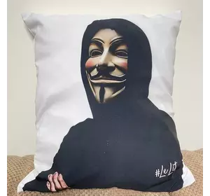 Декоративная подушка - "Анонимус"