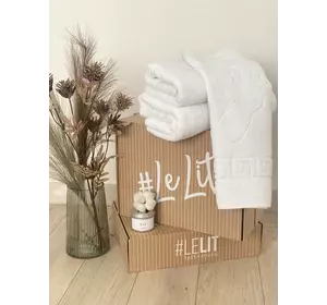 Комплект  Махровых Полотенец LeLIT White 50/70 + 50/90 + 70/140 (8003) Комплект  Махровых Полотенец LeLIT White 50/70 + 50/90 + 70/140 (8003)
